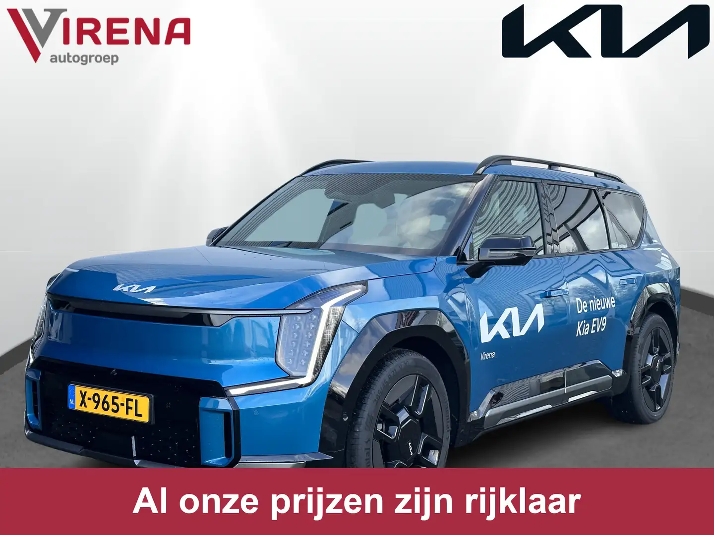 Kia EV9 Launch Edition GT-Line AWD 100 kWh - Uit voorraad Blauw - 1