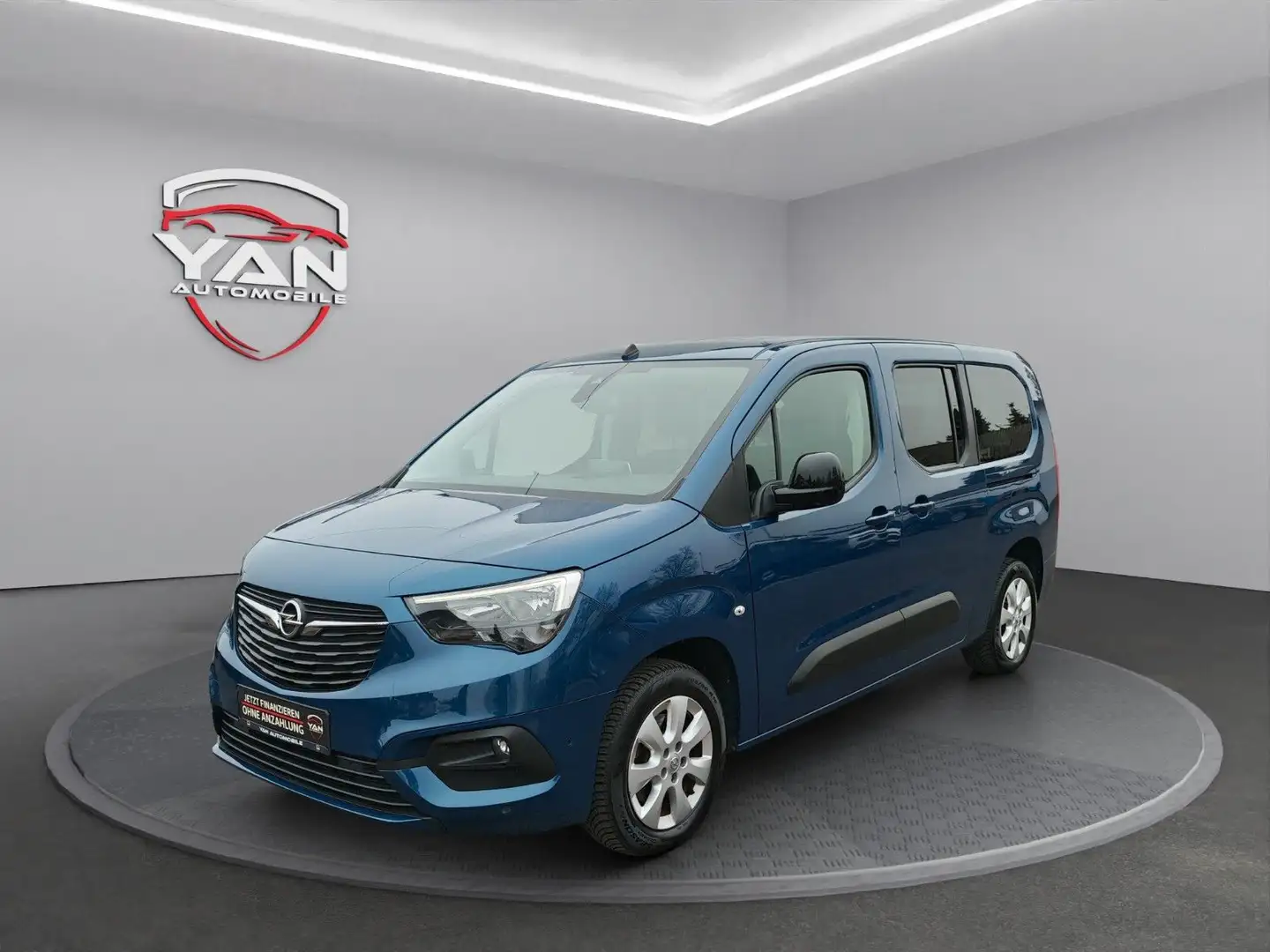 Opel Combo Life E Elegance 1.5 XL Lang L2 Anhängerkup Bleu - 1