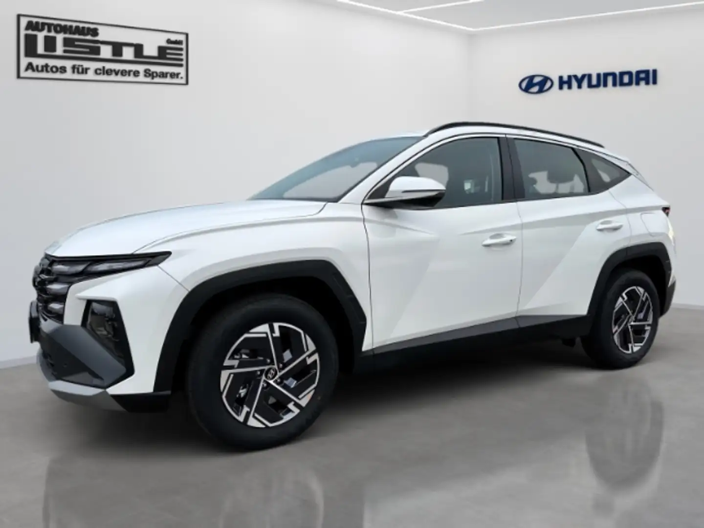 Hyundai TUCSON MY25 1.6 T-GDI (160PS) 48V 7-DCT Select Navi digit Blanc - 1