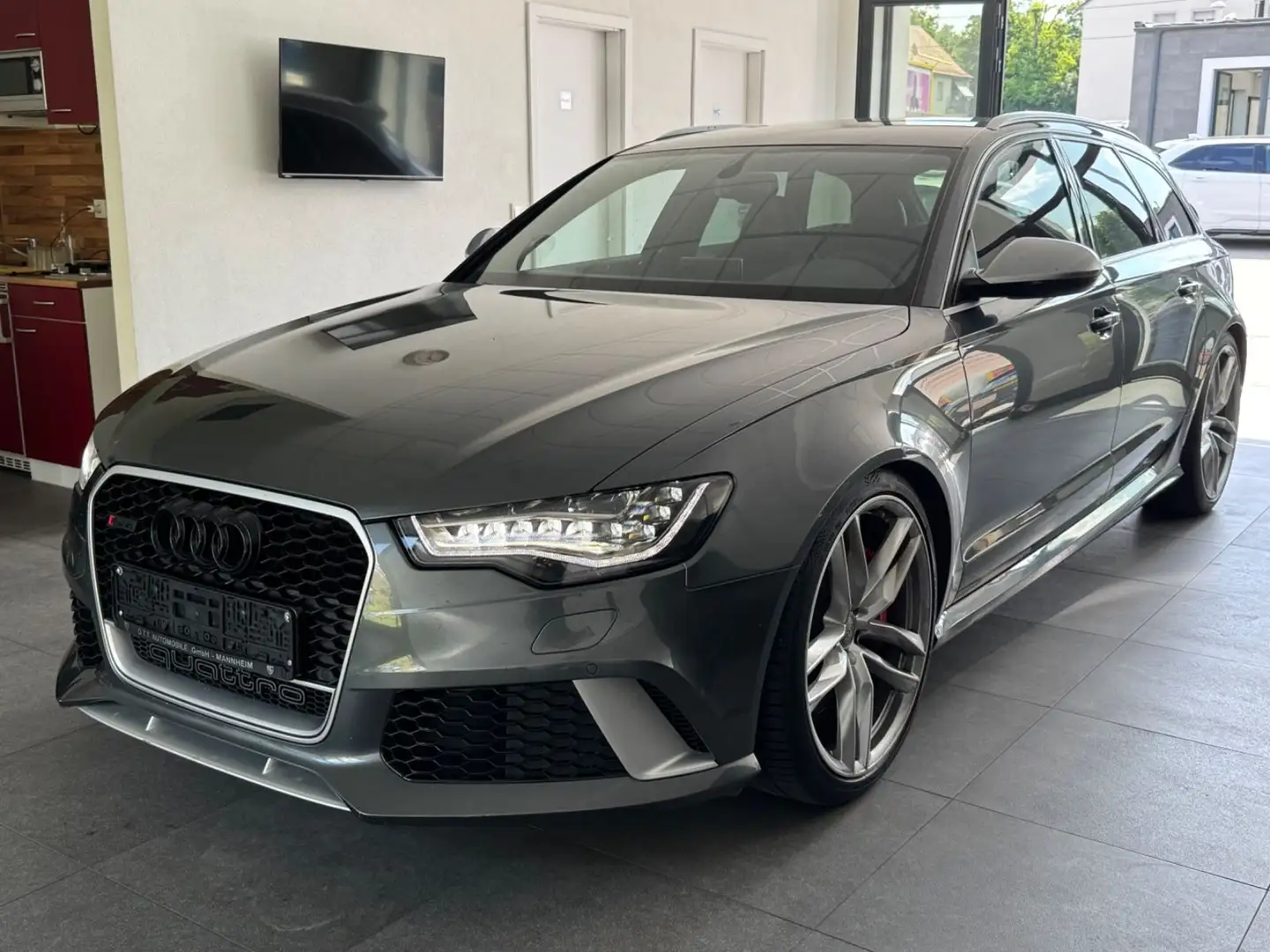 Audi RS6 Avant 4.0 TFSI quattro-Carbon-Bose-RS Sitz- Gris - 1