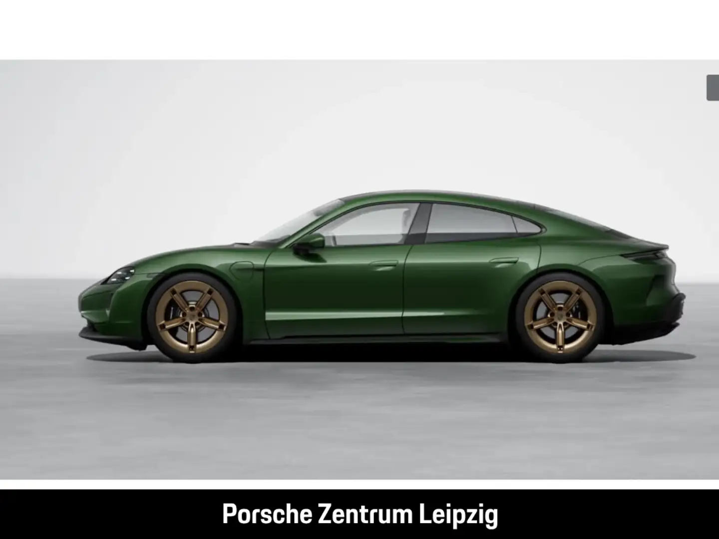 Porsche Taycan Turbo Burmester Clubleder SportDesign Grün - 2