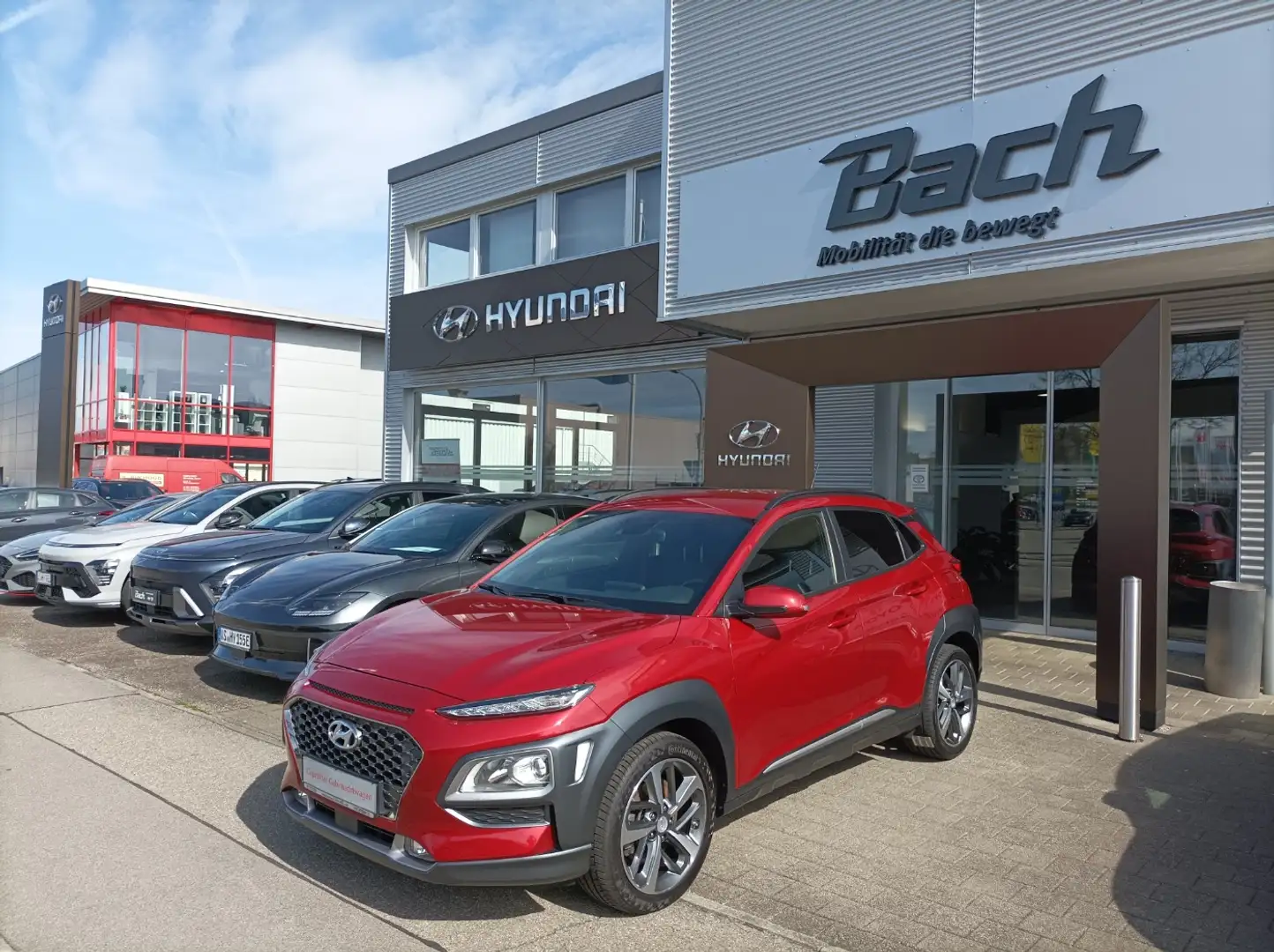 Hyundai KONA 4WD 1.6 T-GDI 7-DCT STYLE Sitzheizung Piros - 1