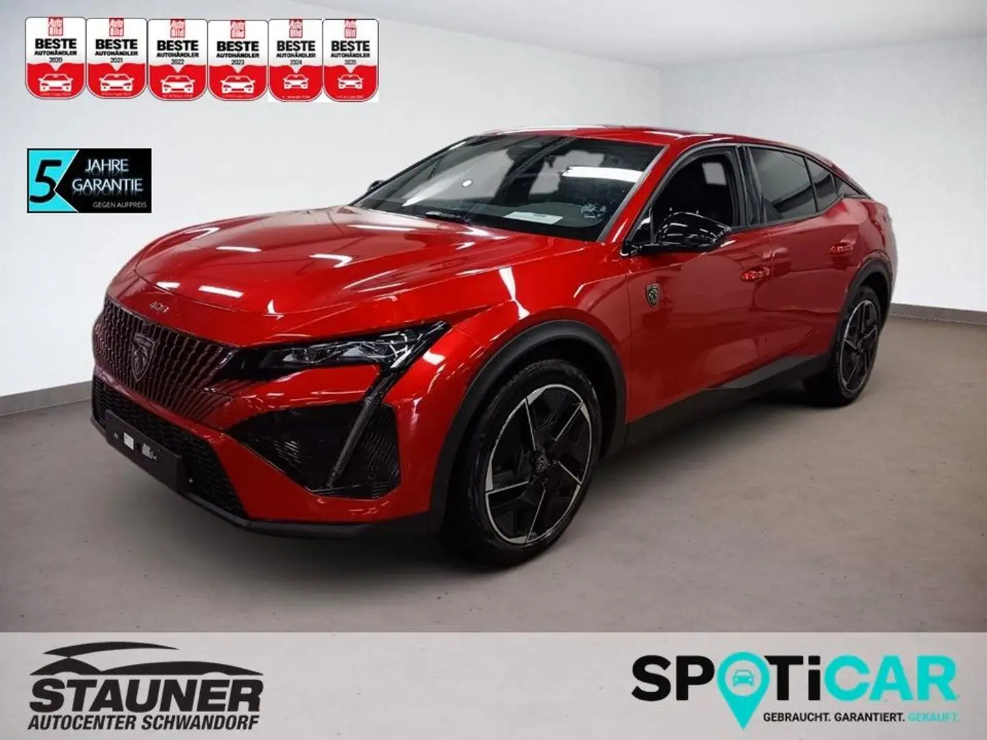 Peugeot 408 GT PureTech 130PS AT8 *LEDER*360°*NAVI* Roşu - 1