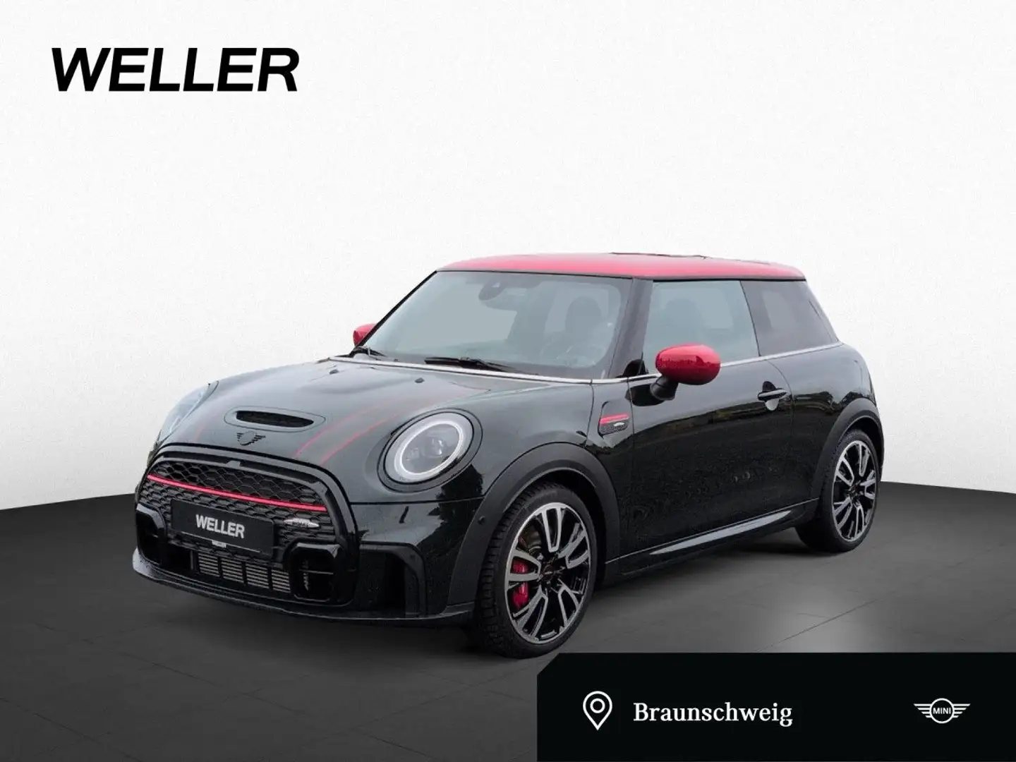 MINI John Cooper Works Aut. Navi,HUD,CarPl,ad.LED,KAM Groen - 1