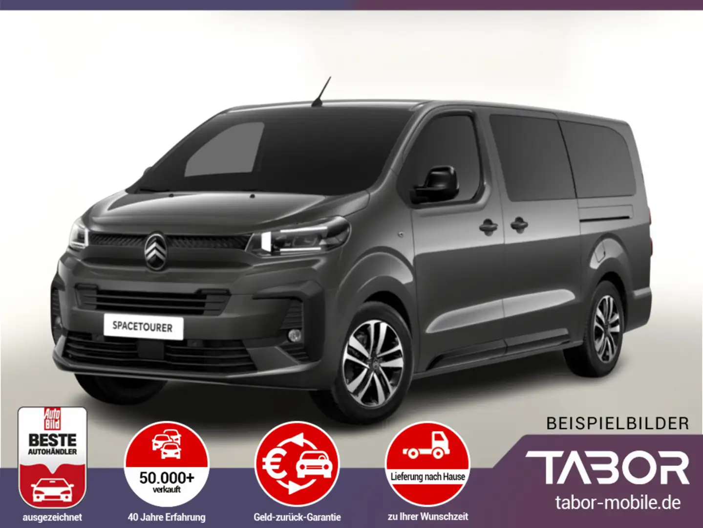 Citroen Spacetourer 180 AT8 Max XL Pano Nav Leder SHZ 8S Gri - 1