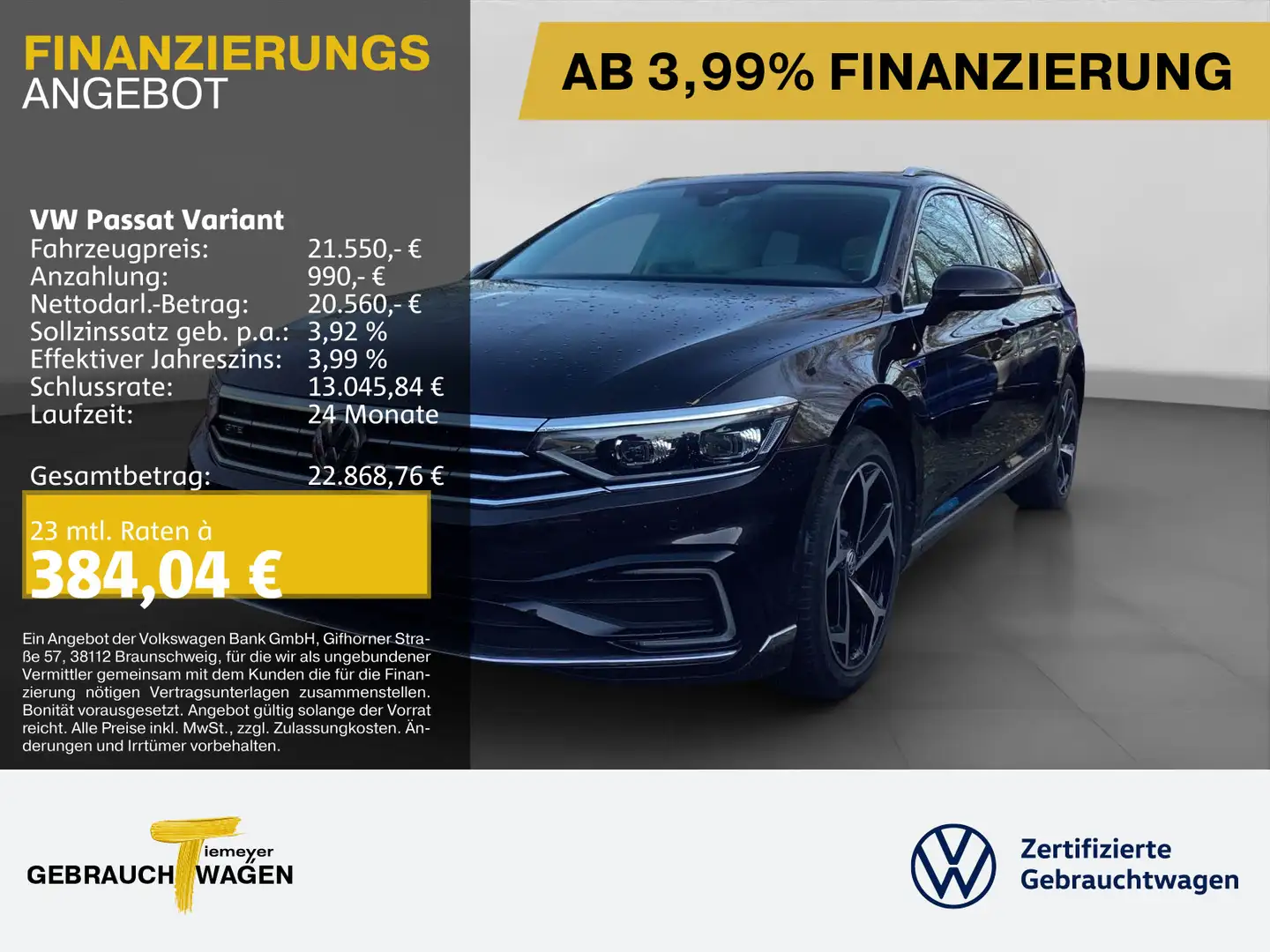 Volkswagen Passat Variant GTE ST.HEIZ PANO AHK IQ.LIGHT Braun - 1