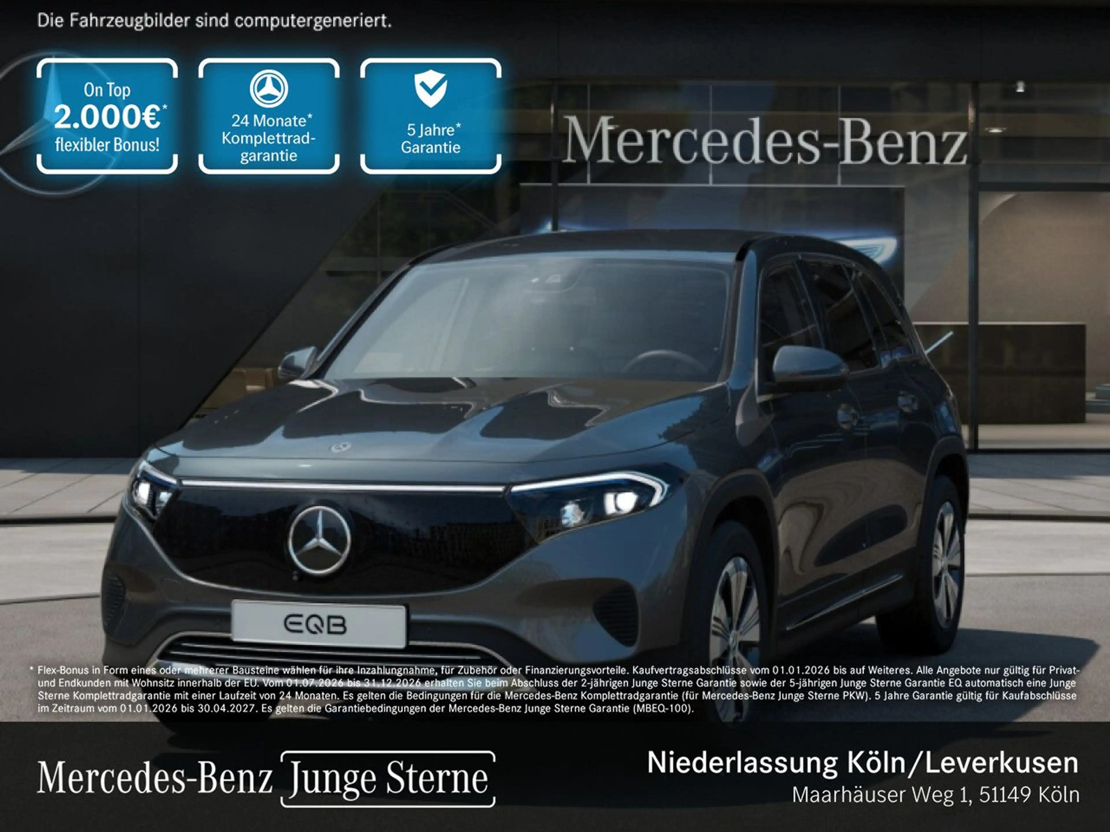 Mercedes-Benz EQB 250 PROG+ADVANCED+AHK+360+SPUR