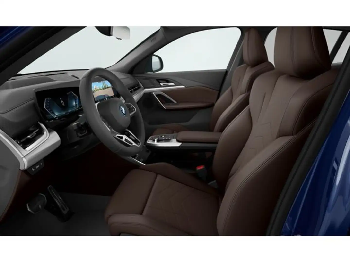 BMW iX2 eDrive20A Bleu - 1