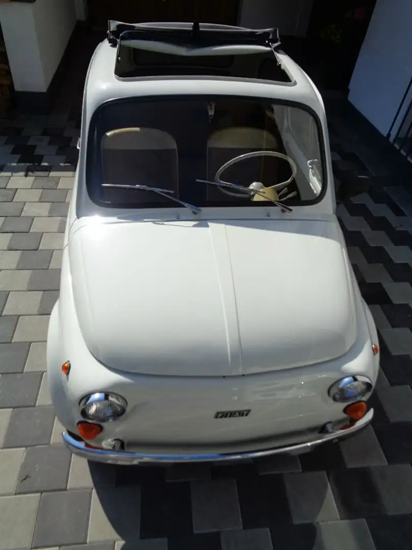 Fiat 500 Blanc - 2