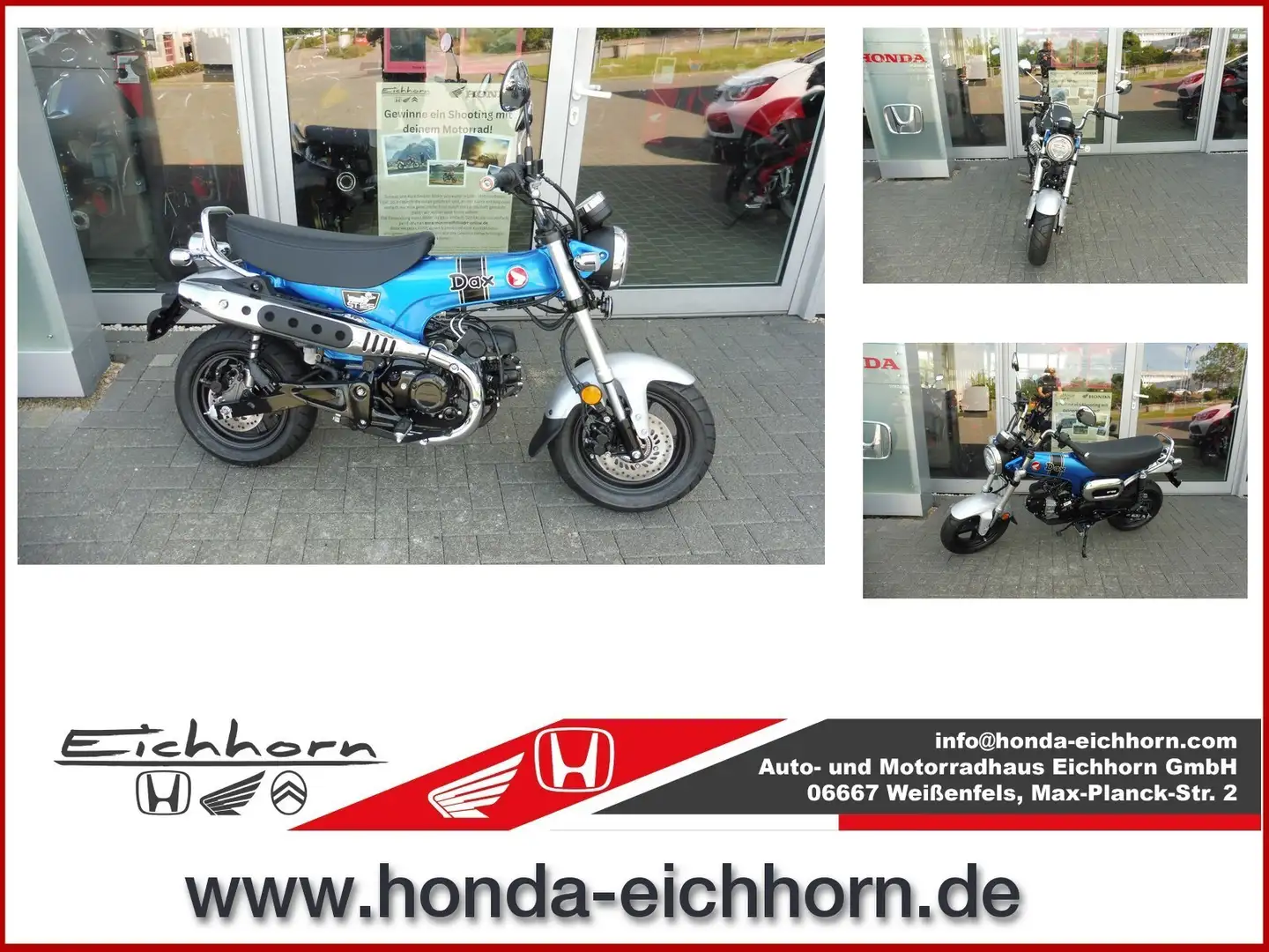 Honda Dax ST 50 ST125 DAX *ABS *LED !!AKTION!! Azul - 1