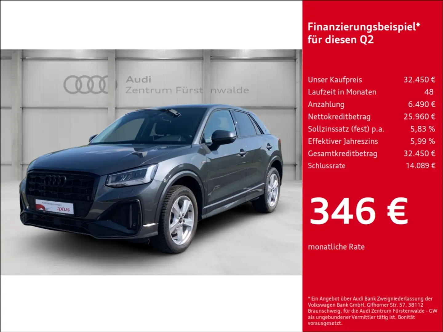 Audi Q2 line 35 TFSI S tronic S-line Navi Digitales Cockpi Grau - 1