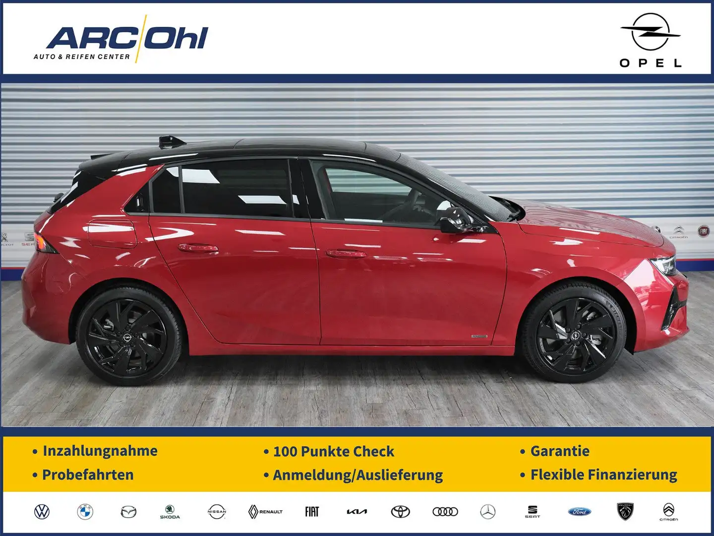 Opel Astra L 1.6 Hybrid Ultimate *HEAD-UP/HIFI/SCHIE* Rot - 1