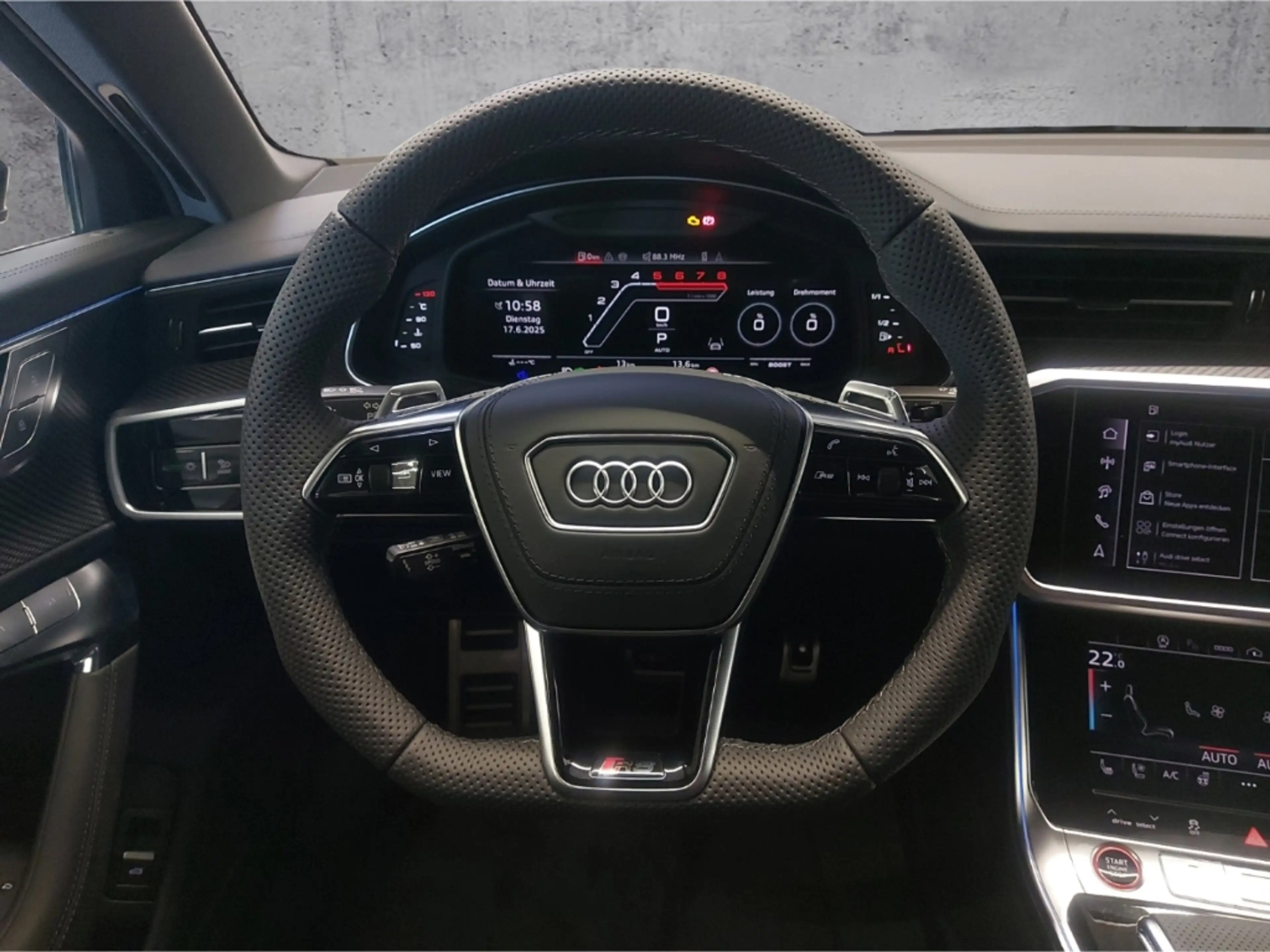 Audi RS6 Avant All Black LASER 22 B&O PANO HEAD-UP 360° STA — photo 9
