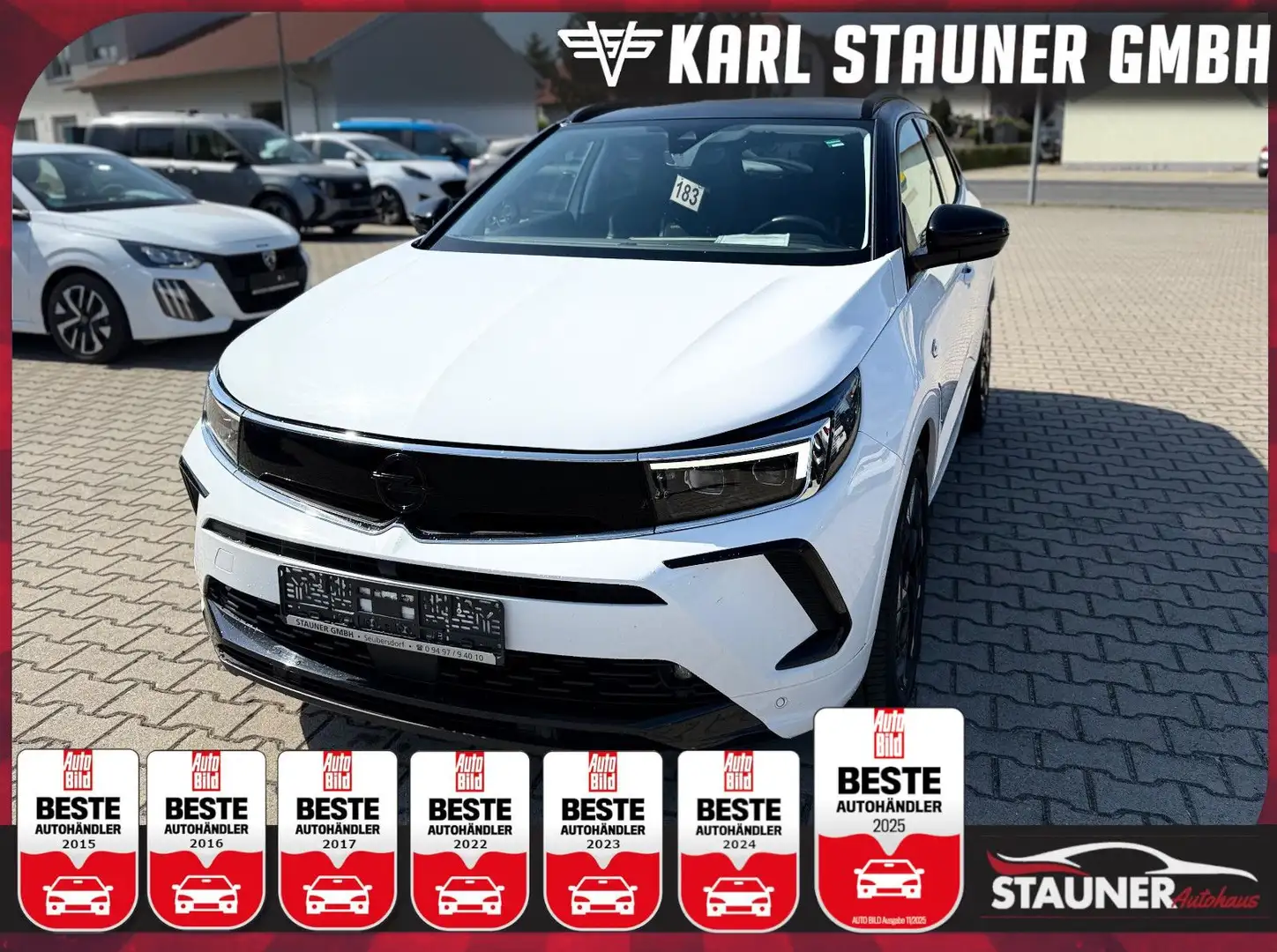 Opel Grandland X Grandland GSe 360°KAMERA SITZHZ ABSTANDSTEMP Weiß - 1