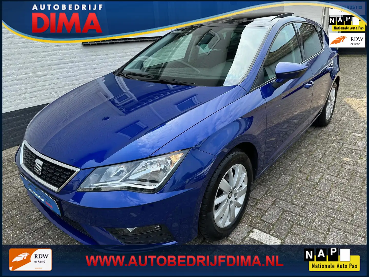 SEAT Leon 1.2 TSI Style/ 1e Eigenaar/ Pano/ Airco/ PDC Blauw - 1