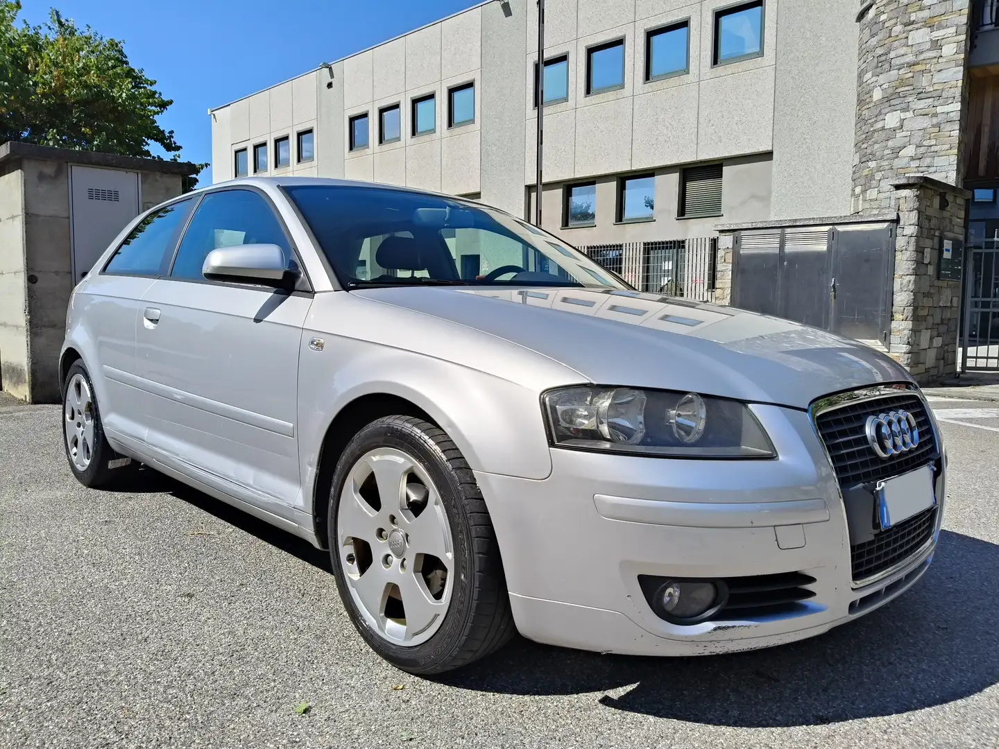 Audi A3 A3 II 2003 3p 1.6 fsi Ambition 115cv Unico Propr Argento - 1