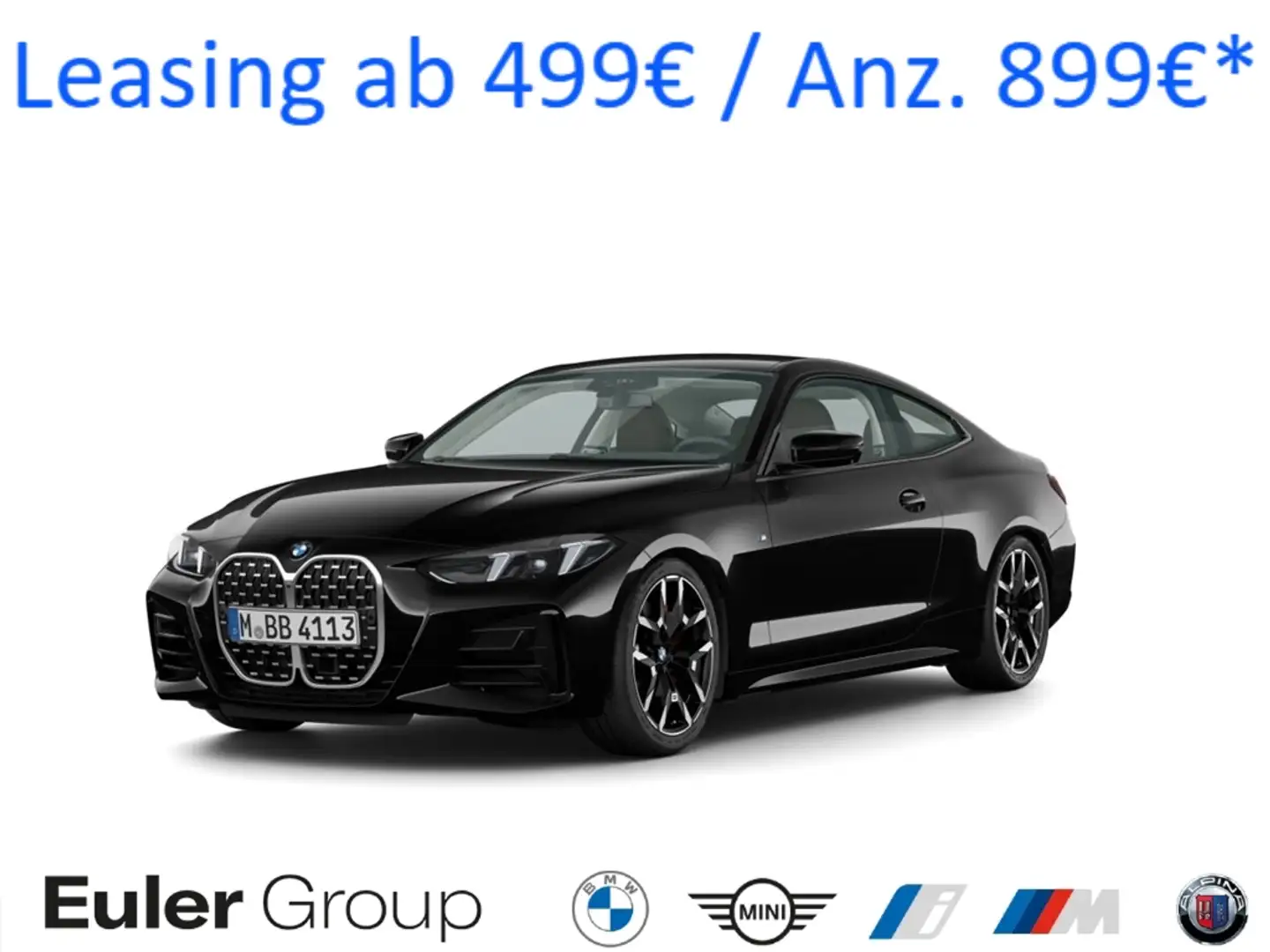 BMW 430 i xDrive Coupe M SportPRO 19'' StandHzg ACC H/K HU Schwarz - 1