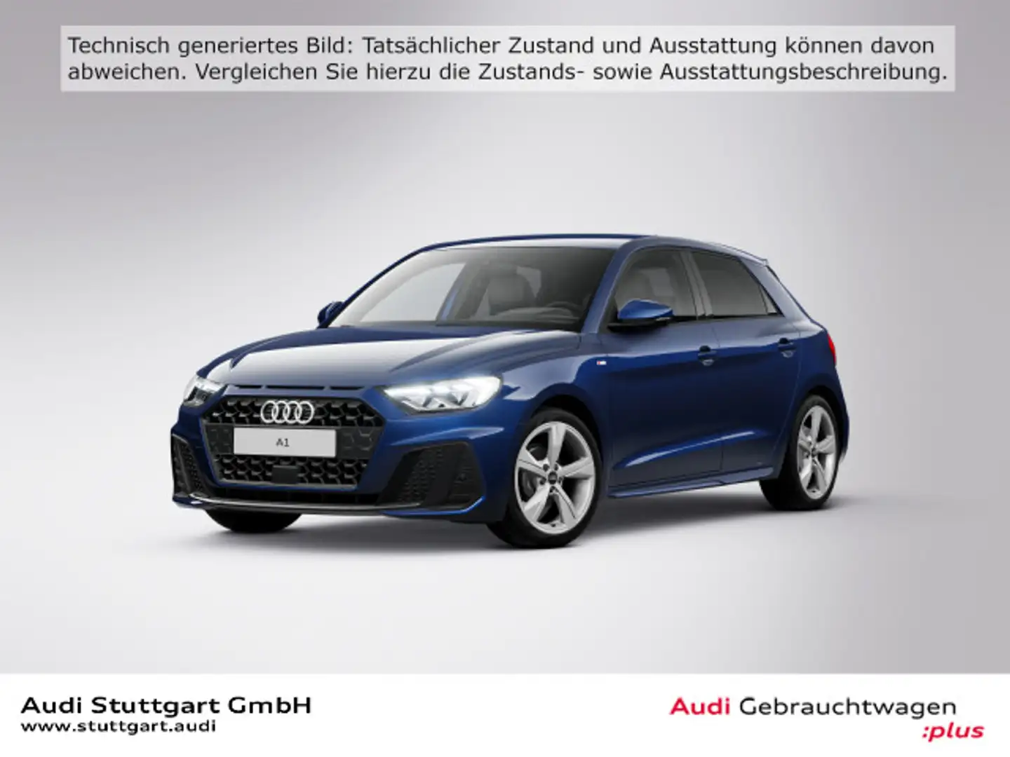 Audi A1 S line 25 TFSI S tronic Blau - 1