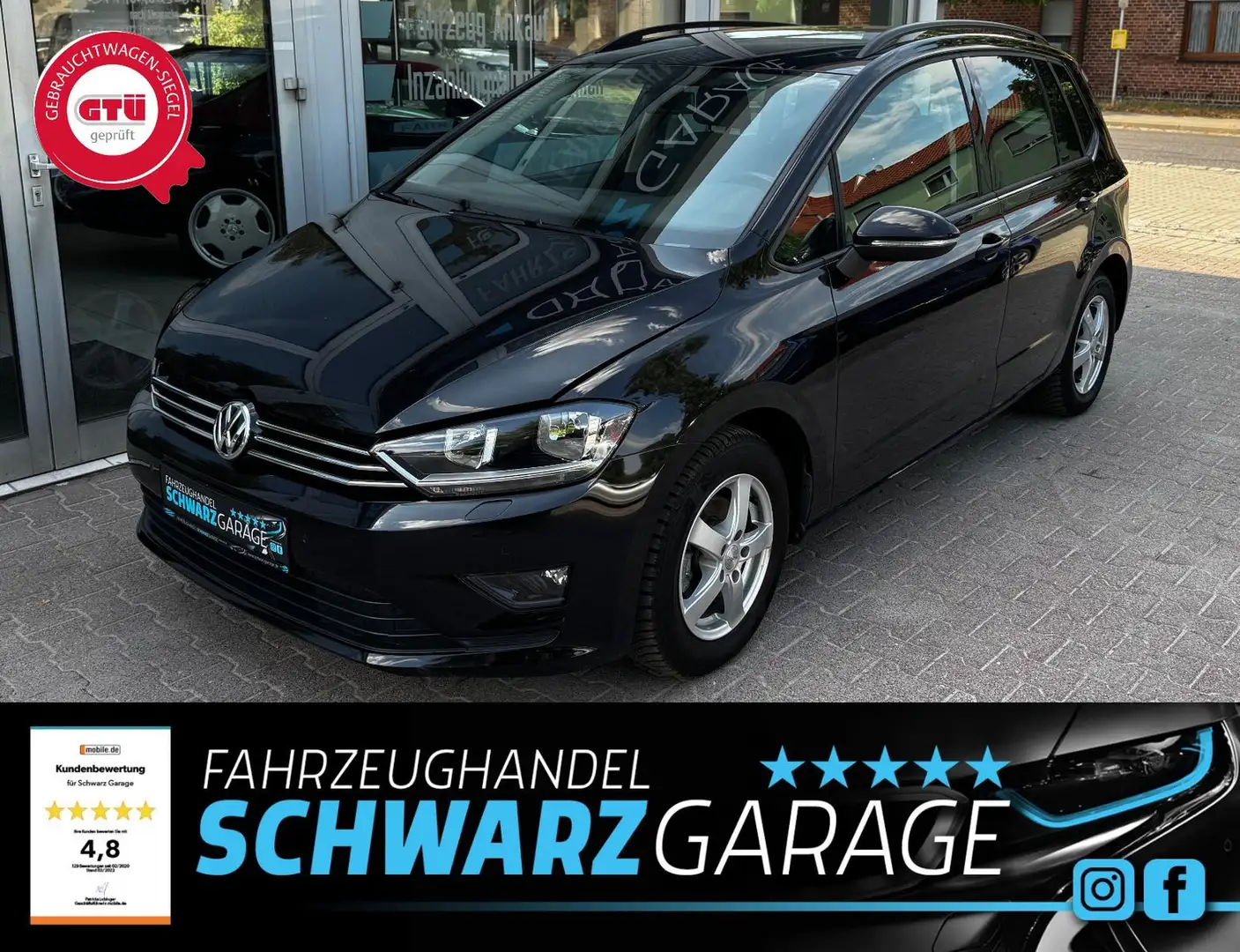 Volkswagen Golf Sportsvan VII Comfortline*PDC*TEMPOMAT* Schwarz - 1