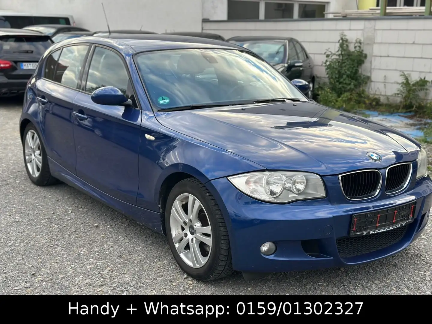 BMW 120 i -orig. M Paket -2.Hand -Klimaauto. -Alu Blau - 1