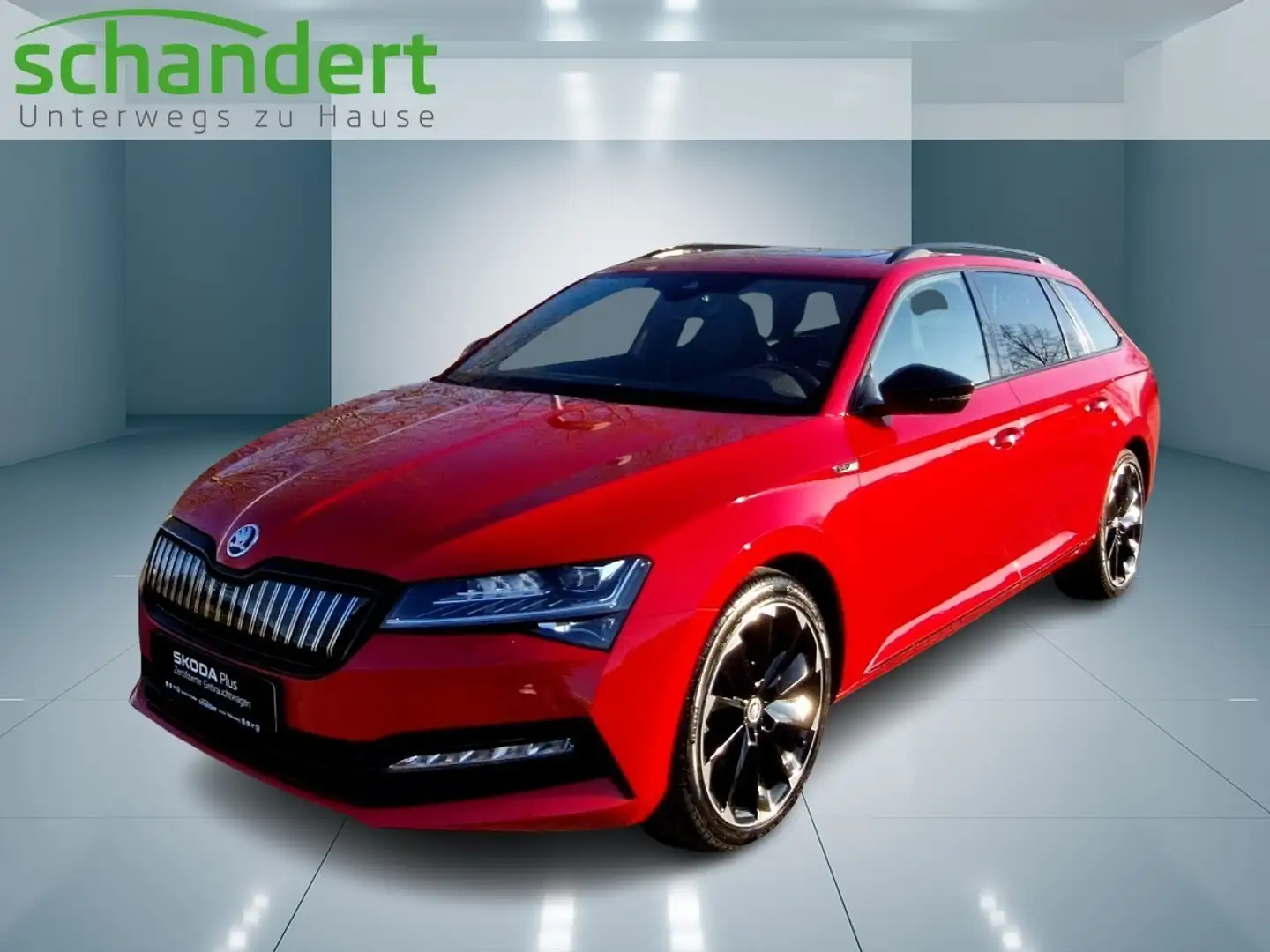 Skoda Superb Combi 1.4 iV Sportline DSG LED Navi AHK Pano Rot - 1