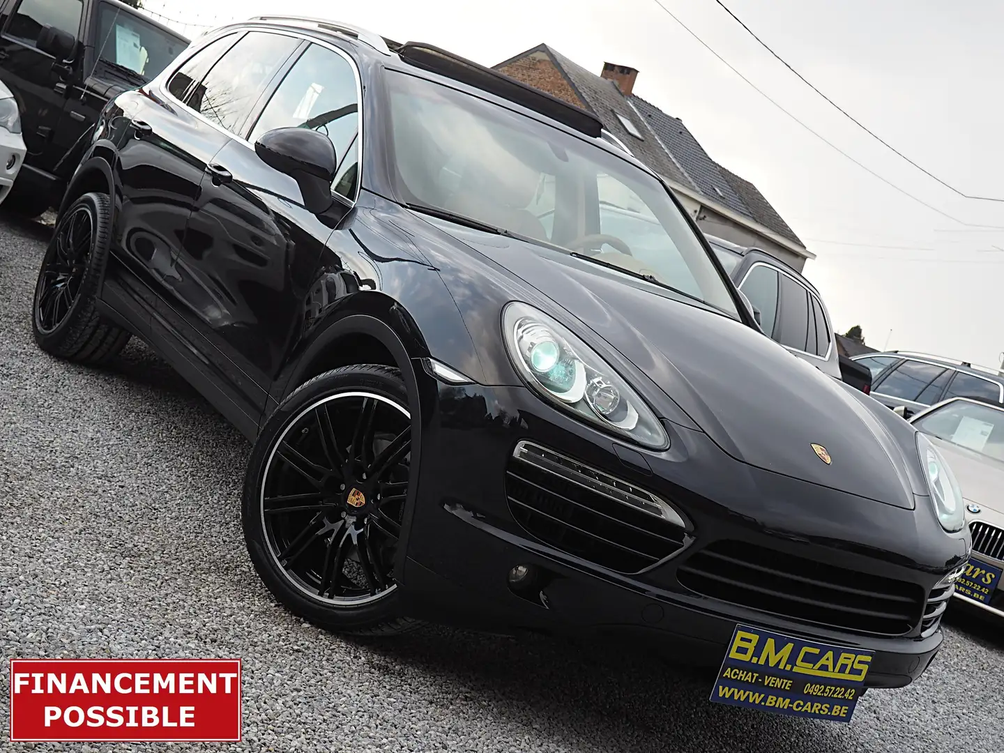 Porsche Cayenne 3.O D V6 S 211cv SPORT / PANO / CUIR / GPS / XENON Zwart - 1