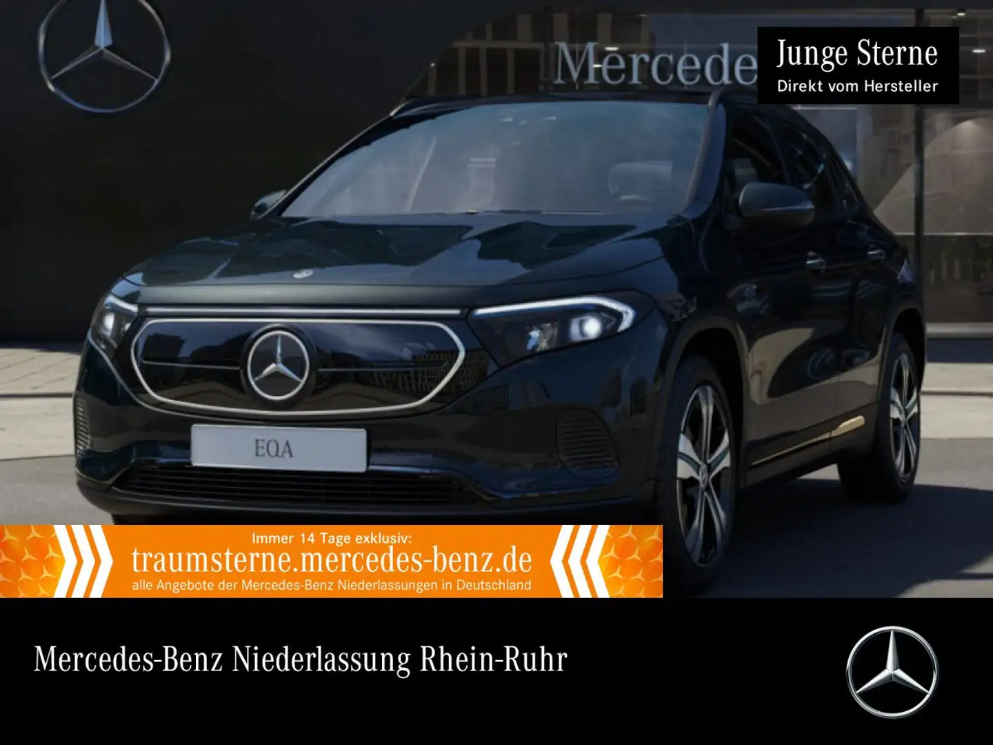 Mercedes-Benz EQA 250 ELECTRICART+NIGHT+PLUS-PAKET+AHK+PANO Schwarz - 1