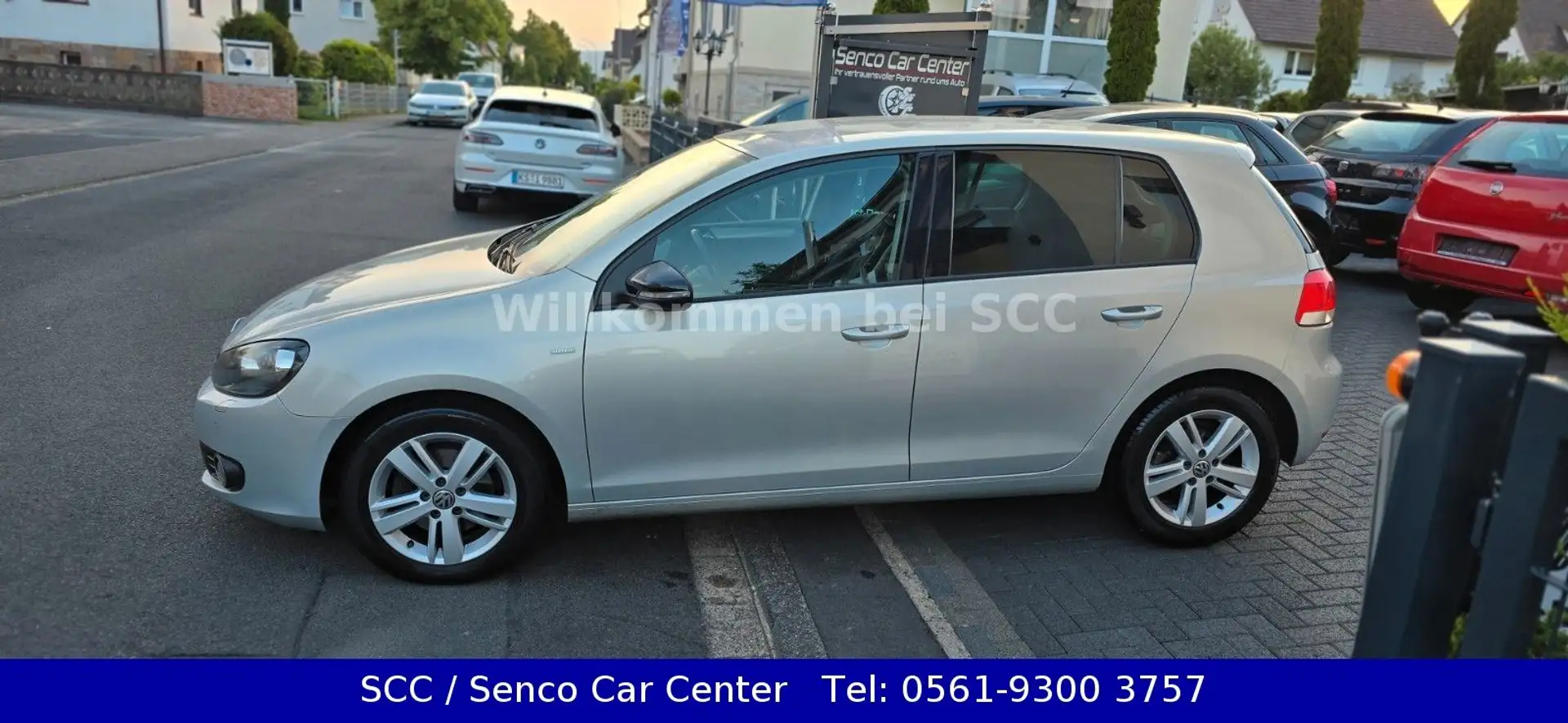 Volkswagen Golf VI TDI Match BlueMotion/BMT 1.HAND GEPFLEGT Argento - 1