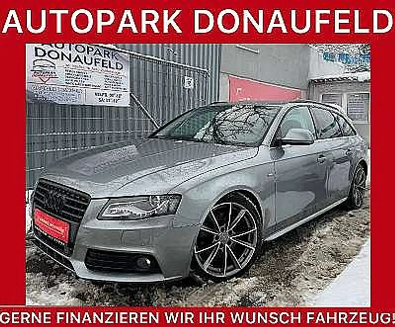 Audi A4 Avant 2,0 TFSI!MOTORLÄUFT UNRUND!!!!!!EXPORT Grijs - 1