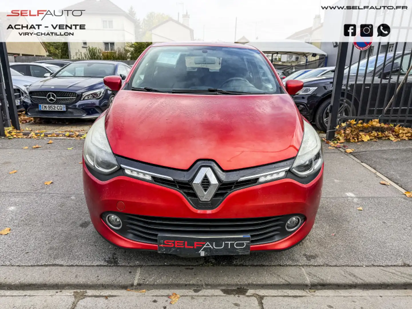 Renault Clio 1.5 DCI 90CH ENERGY INTENS ECO² 90G Rouge - 2