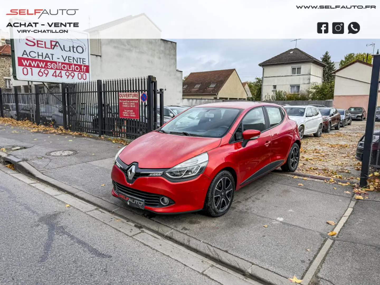 Renault Clio 1.5 DCI 90CH ENERGY INTENS ECO² 90G Rouge - 1