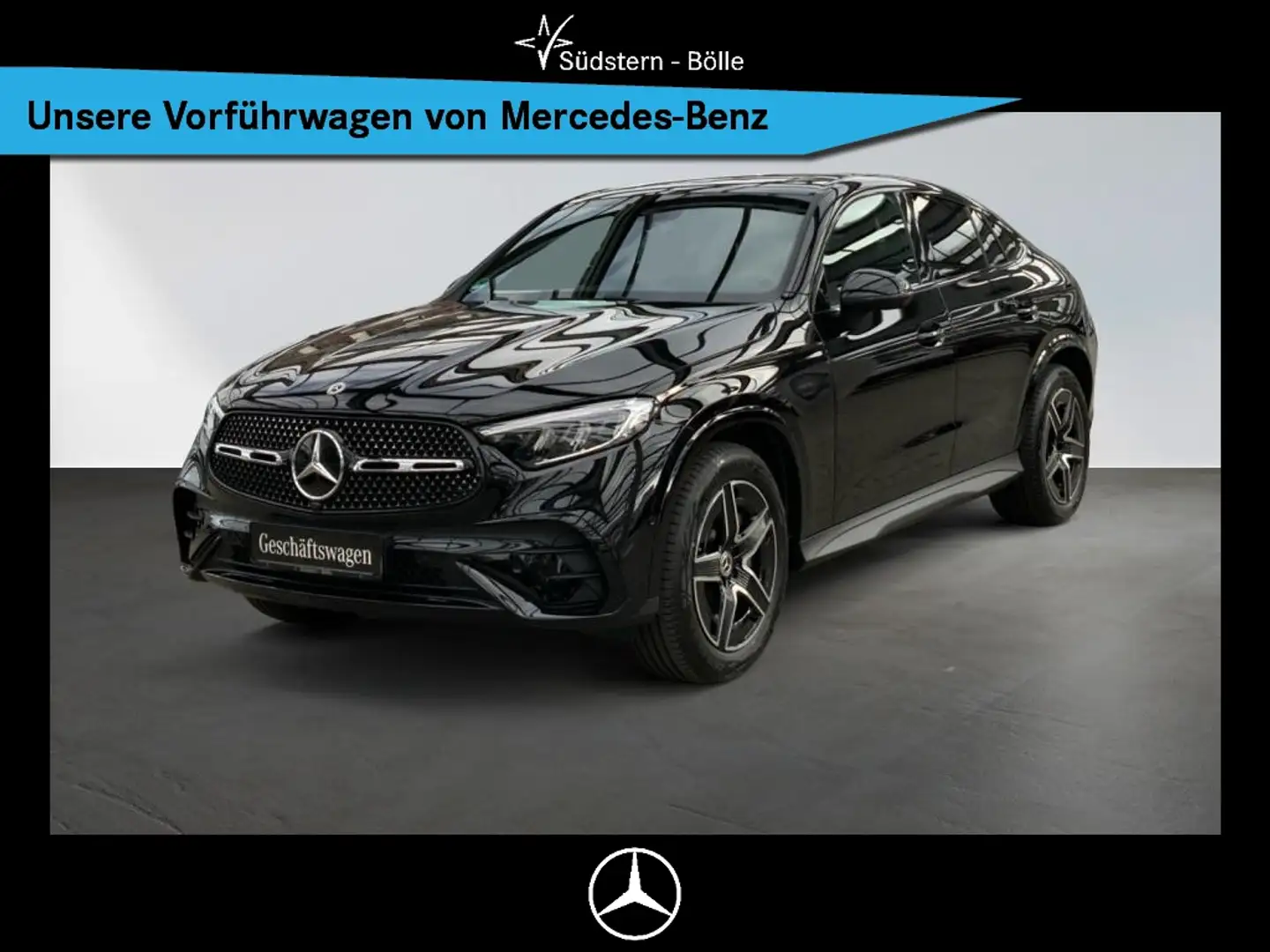 Mercedes-Benz GLC 220 d 4M Coupe +AMG+SHZ+MEMORY+NAVI+AMBIENTE Noir - 1