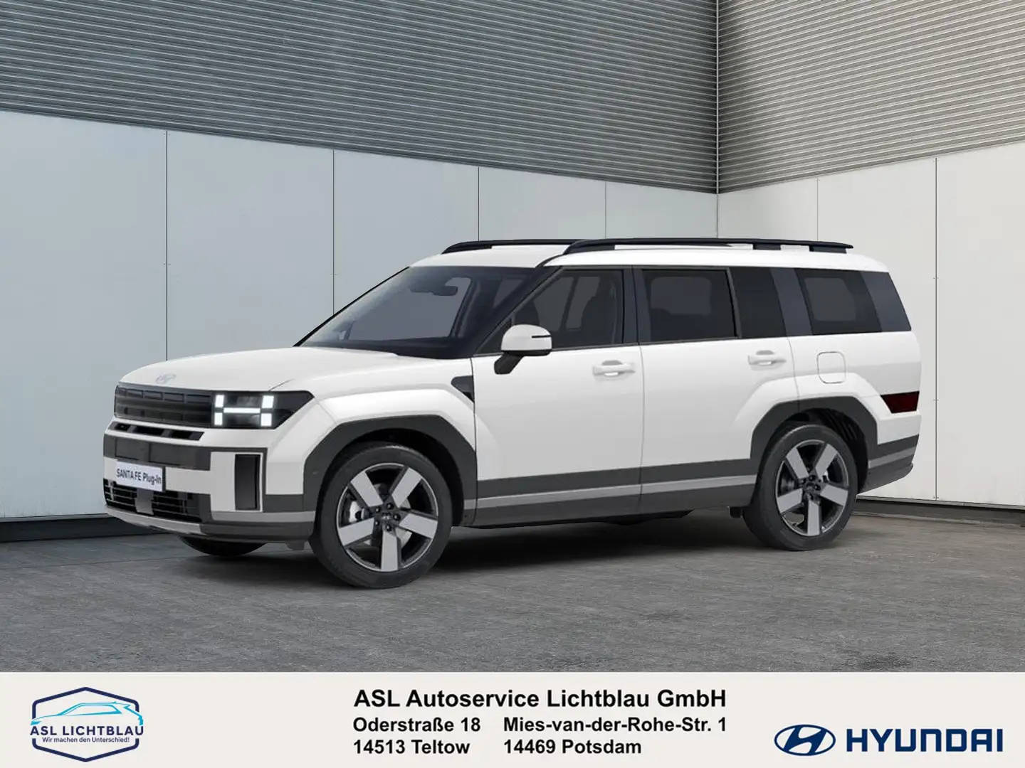Hyundai SANTA FE PHEV 5-Sitzer 1.6 T-GDI 6-AT 4WD SIGNATURE Digi... Weiß - 1