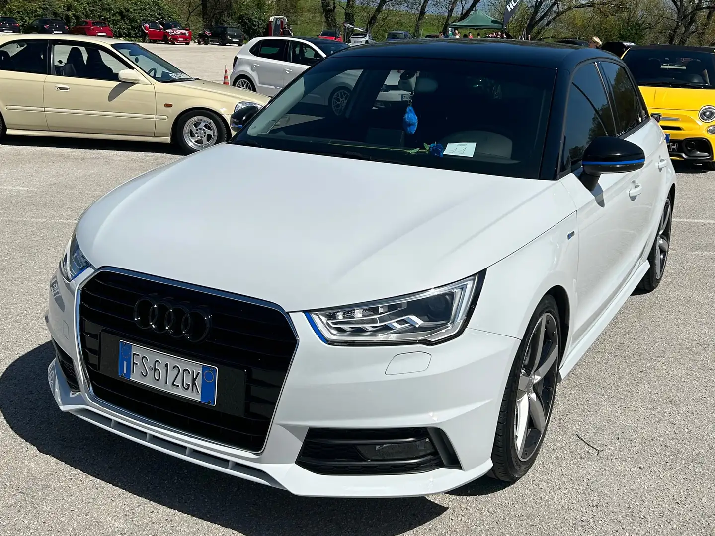 Audi A1 1.6 Sline edition Bianco - 2