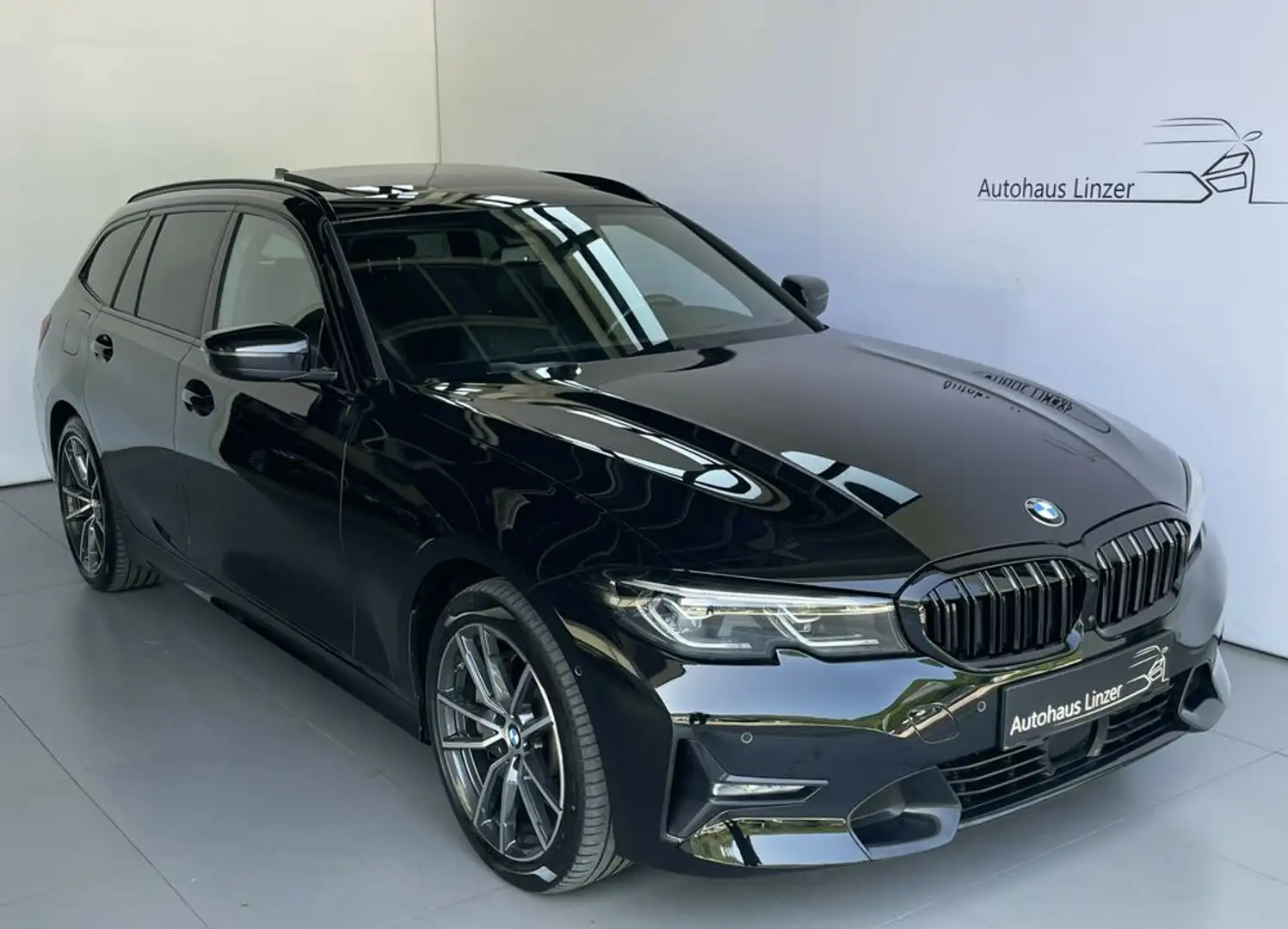 BMW 330 e xDrive M-Lenkrad *LASER*ACC*360*PANO*MEMO*H&K Schwarz - 1