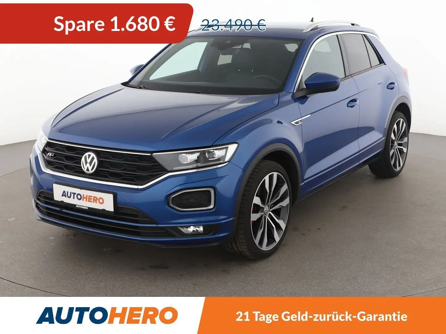 Volkswagen T-Roc 1.5 TSI ACT Sport Aut.*CAM*SHZ* Bleu - 1