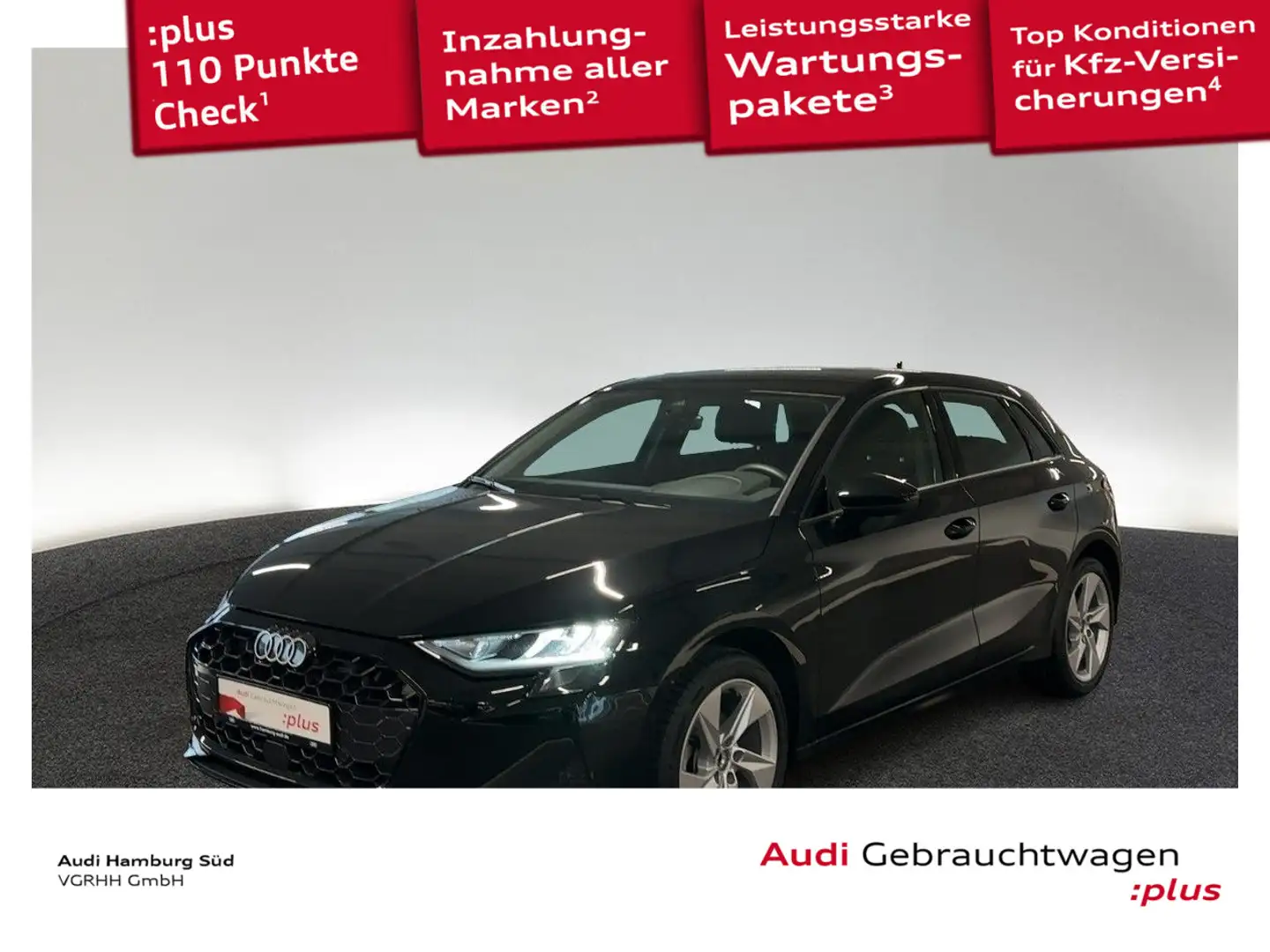 Audi A3 35 TFSI adv S tronic NAV/LED/KAMERA Schwarz - 1