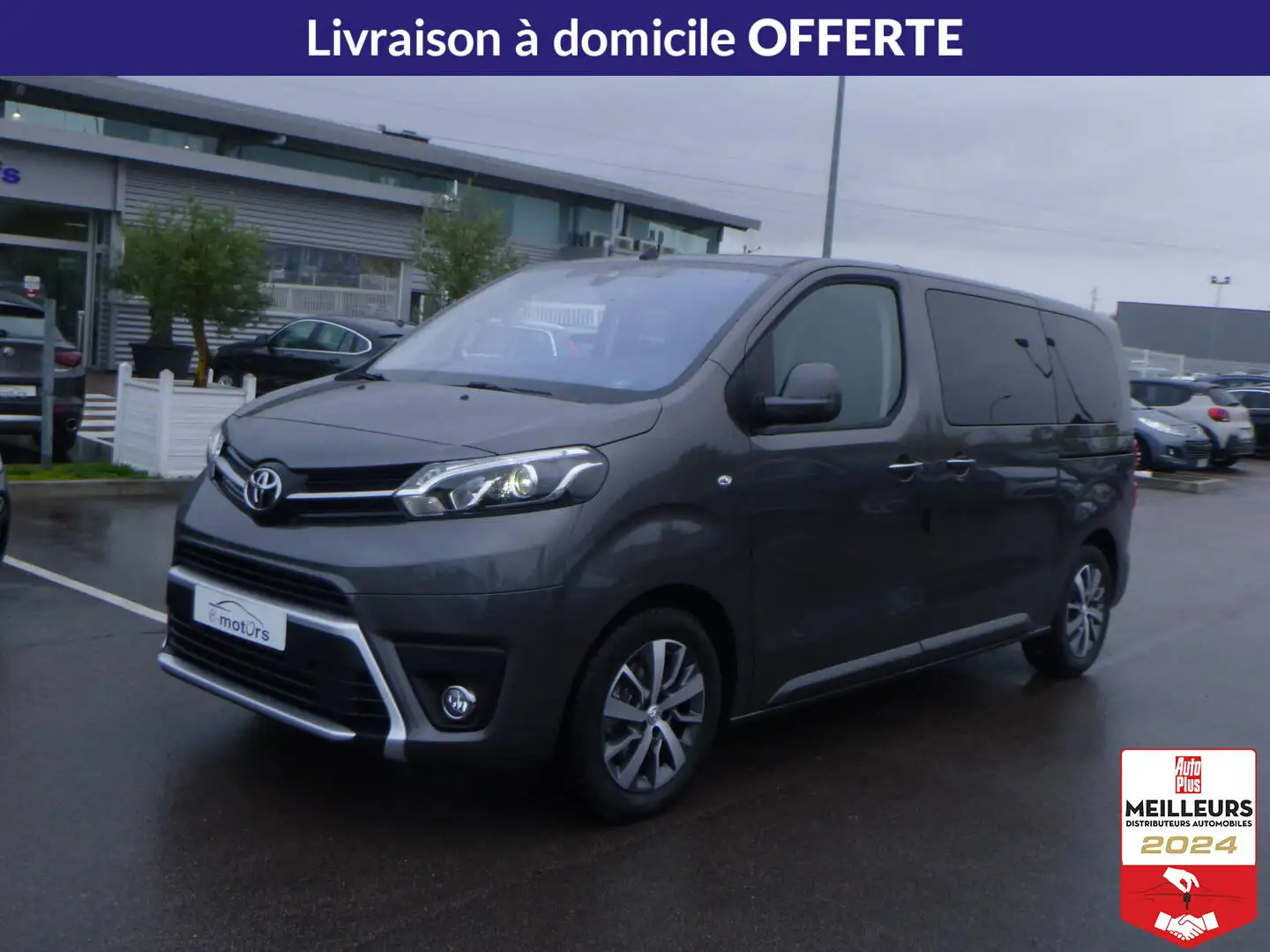 Toyota Proace Medium Lounge 180 D-4D BVA8 Gris - 1