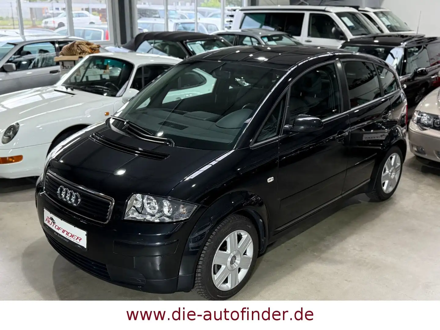 Audi A2 1.4 LED Sitzheizung,1.Hand,Orig.KM Schwarz - 2