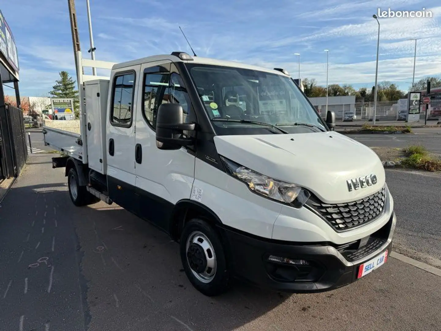 Iveco Daily Benne + Coffre 35-140 6 places Blanc - 2