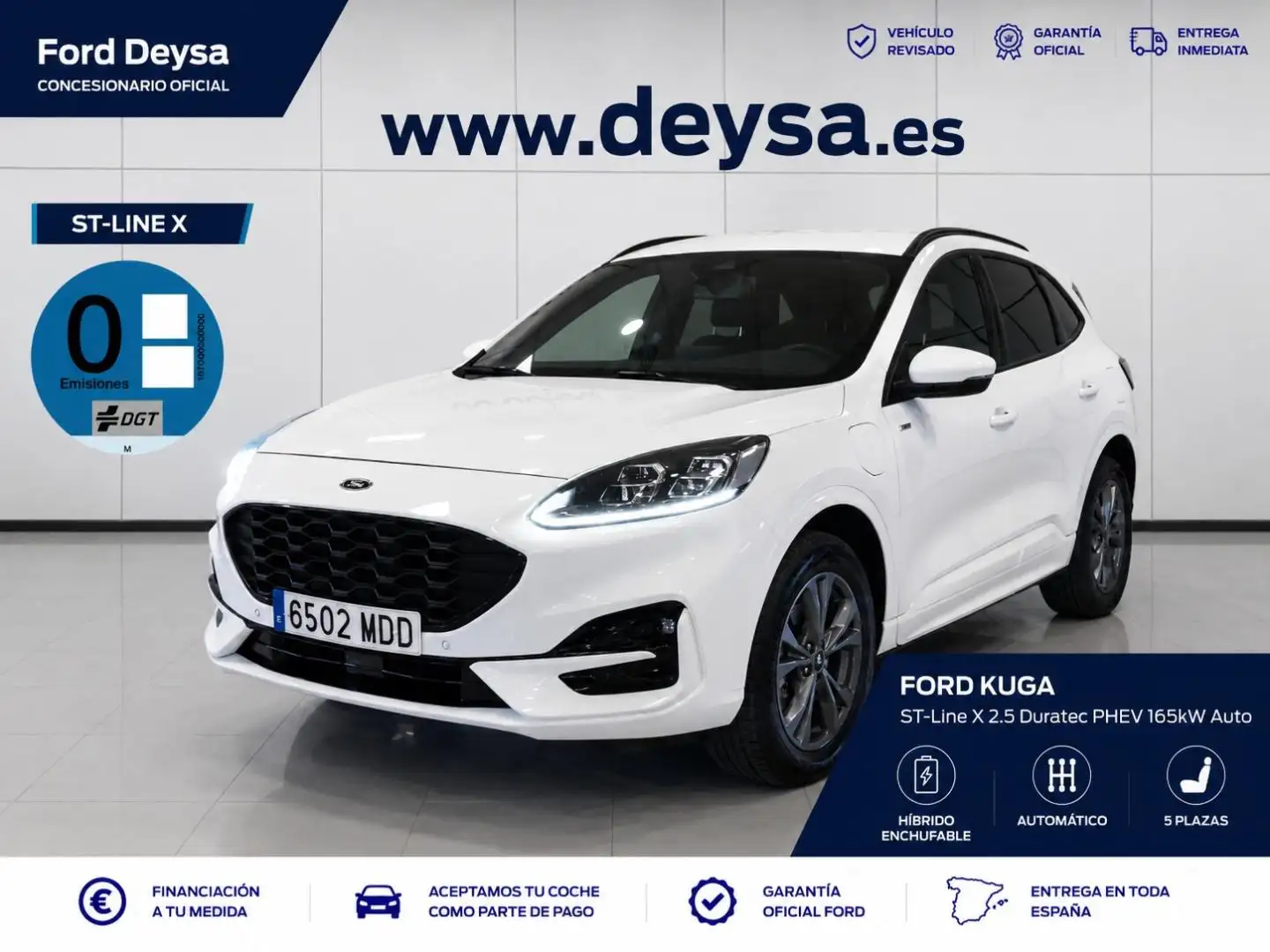 Ford Kuga ST-Line X 2.5 Duratec PHEV 165kW Auto Blanco - 1