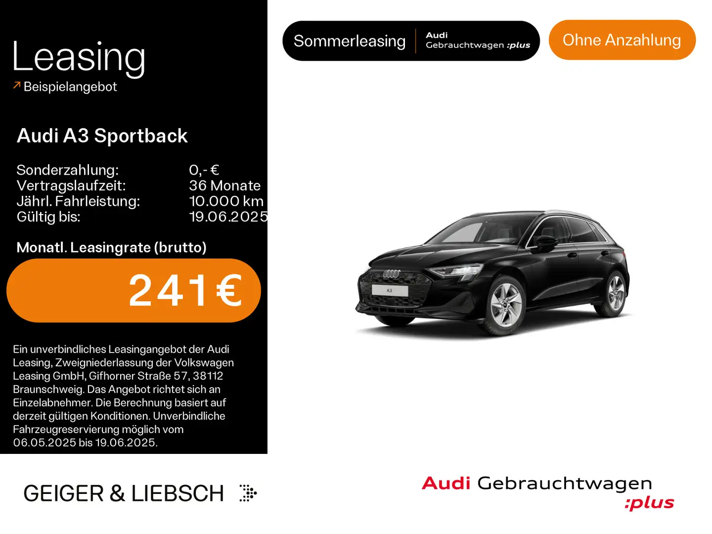 Audi A3 30 TFSI*NAVI-PLUS*VIRTUAL*SHZ*KLIMA Schwarz - 1