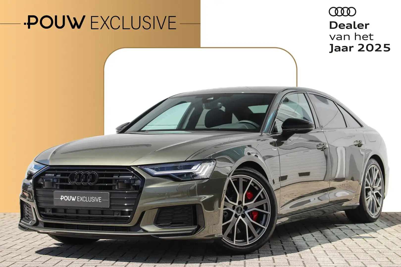 Audi A6 Limousine 55 TFSIe 367pk Quattro S-Line Competitio Vert - 1