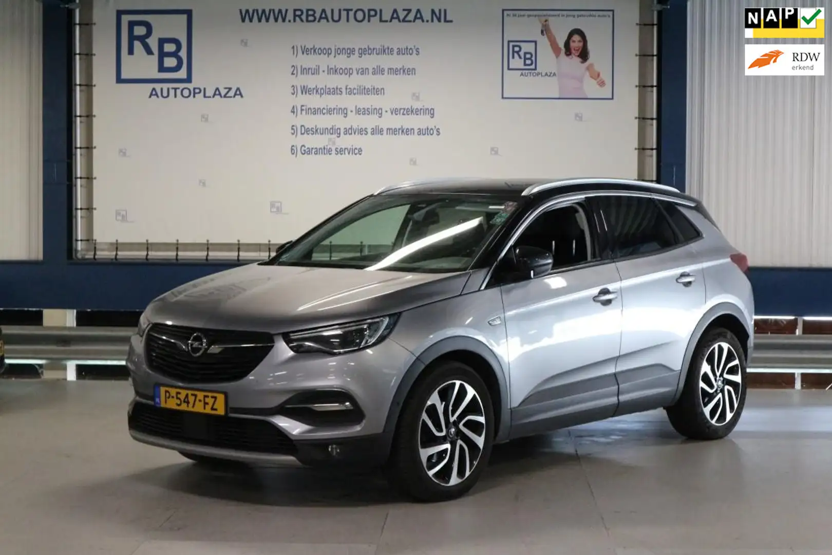 Opel Grandland X 1.2 Turbo Innovation / VOL IN DE OPTIES ! ! ! Gris - 1
