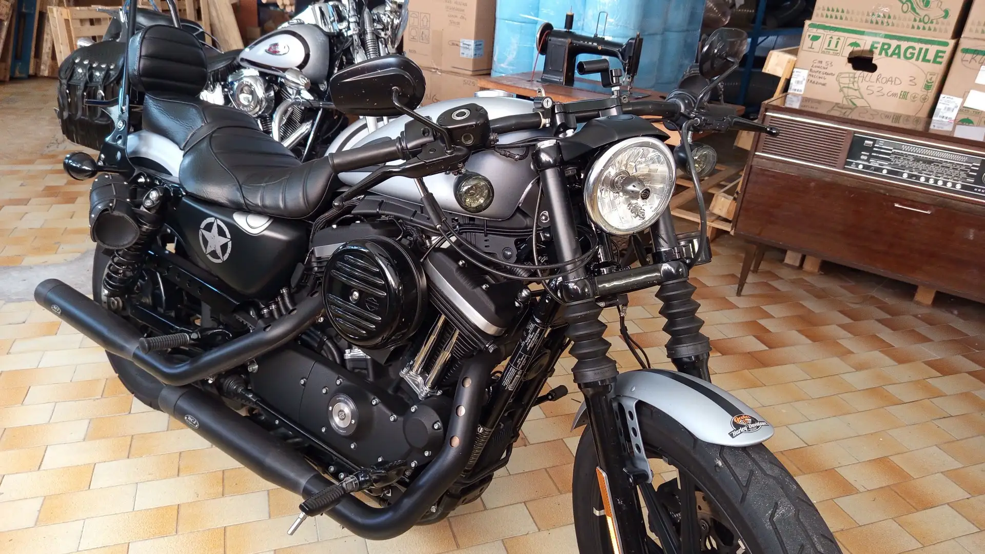 Harley-Davidson Iron 883 Срібний - 2