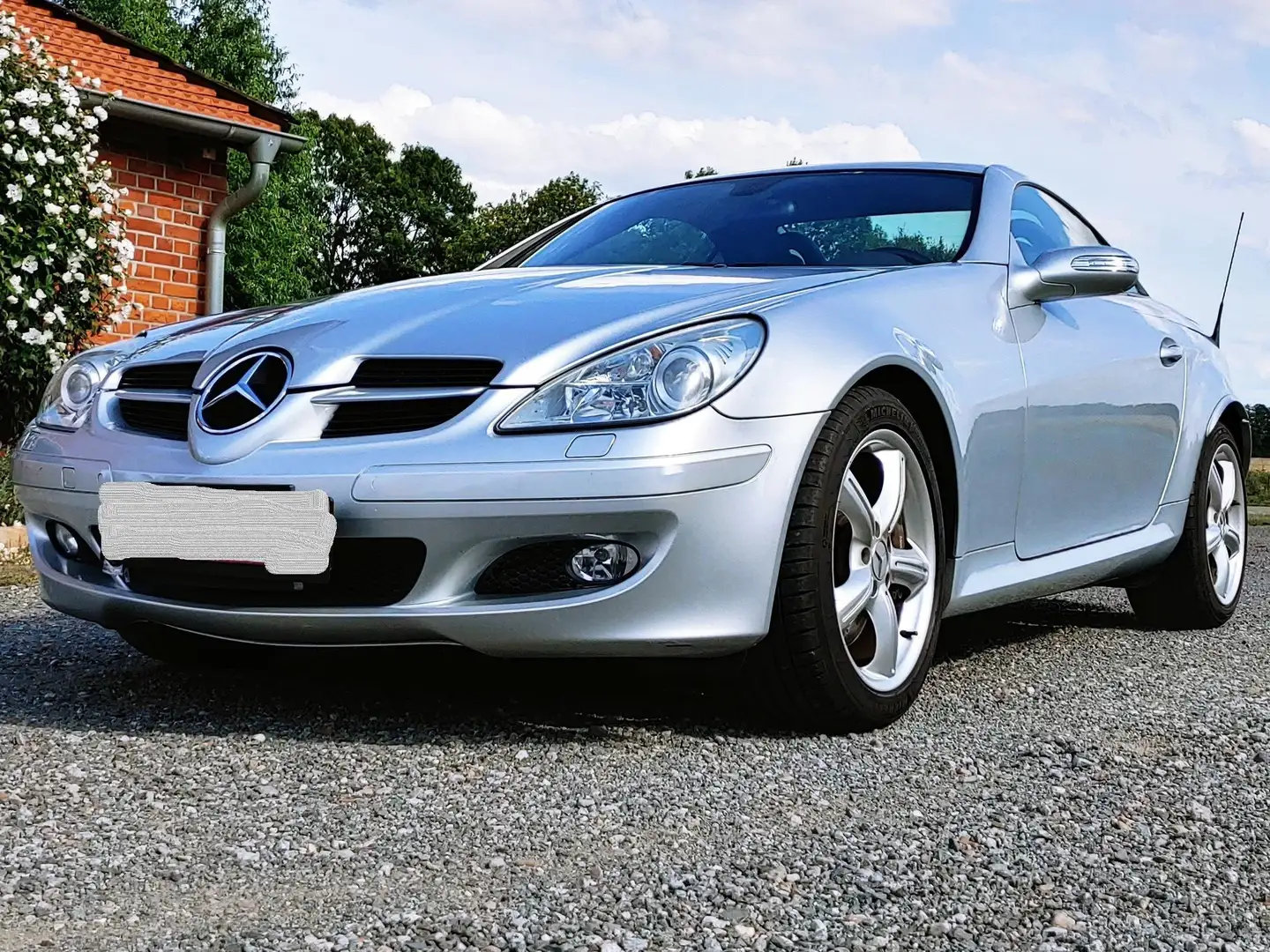 Mercedes-Benz SLK 350 nur 71.000 km, technisch und optisch TOP, 2. Hand Argent - 1