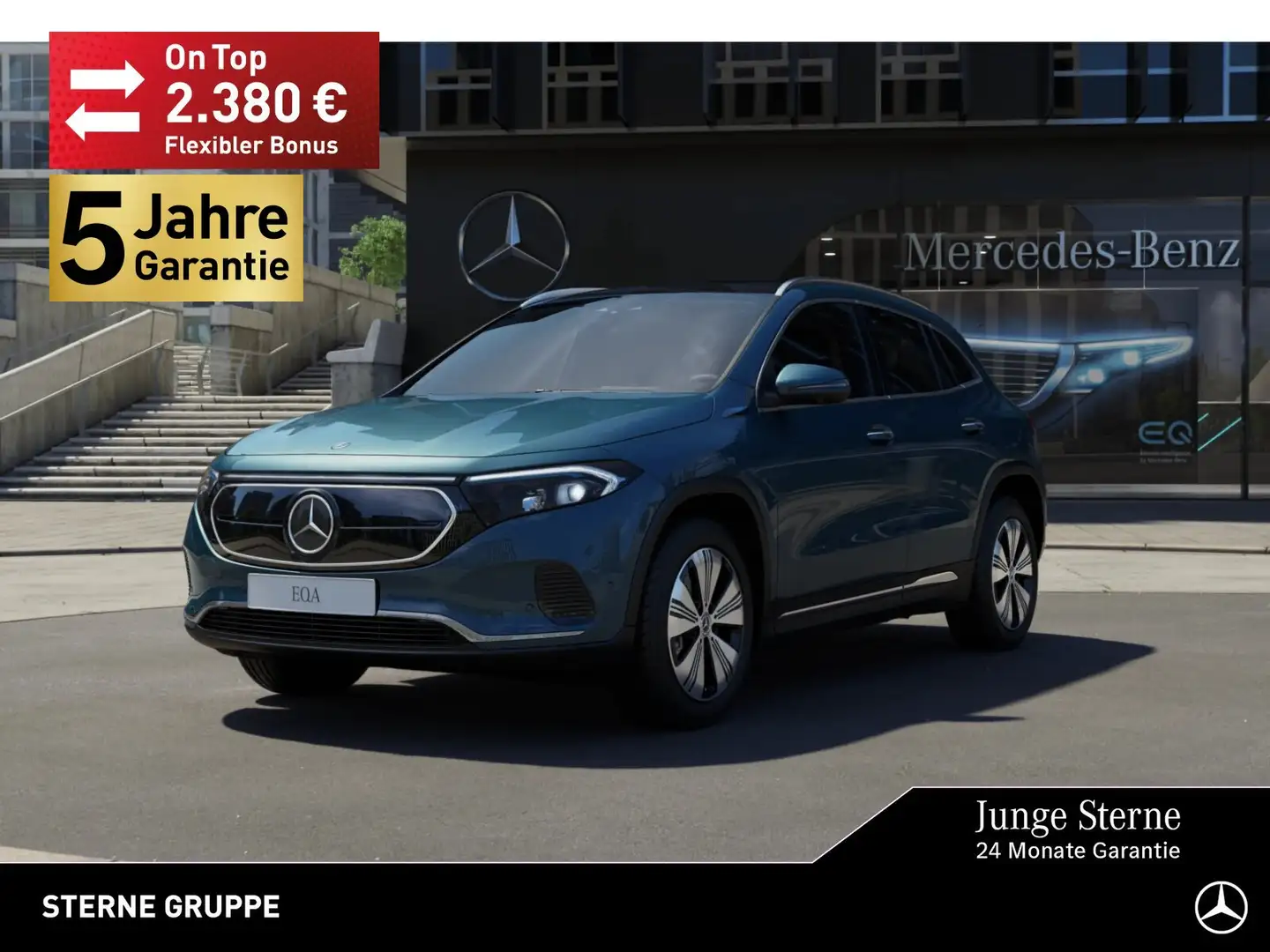 Mercedes-Benz EQA 250 EQA 250 Progressive AHK HUD Distr Pano LED Keyl Albastru - 1