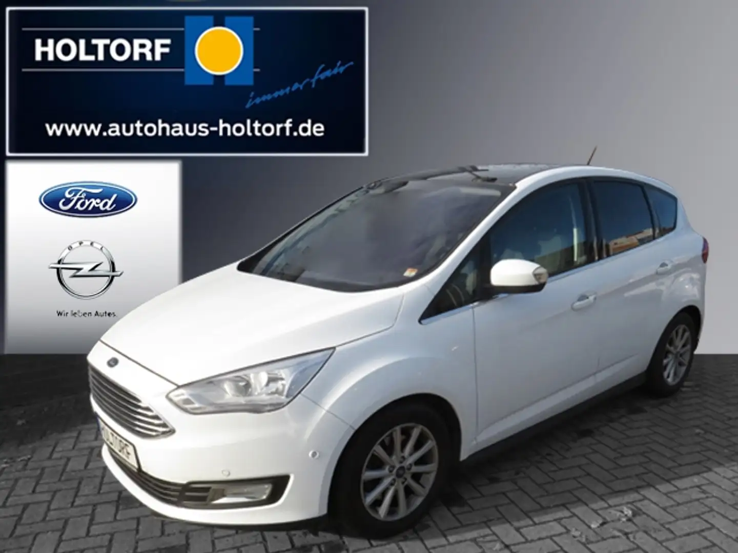 Ford C-Max Titanium NAVI Panorama Zahnriemen Neu Weiß - 1