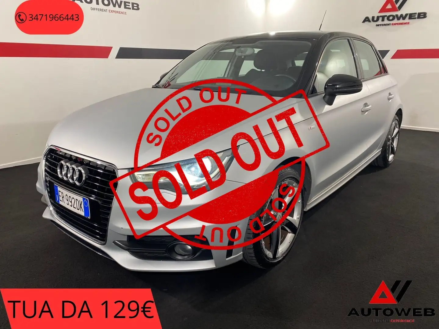 Audi A1 1.2 TFSI Attraction Zilver - 1