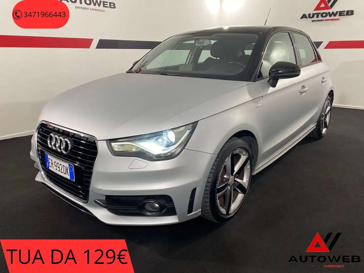 Audi A1 1.2 TFSI Attraction Plateado - 1